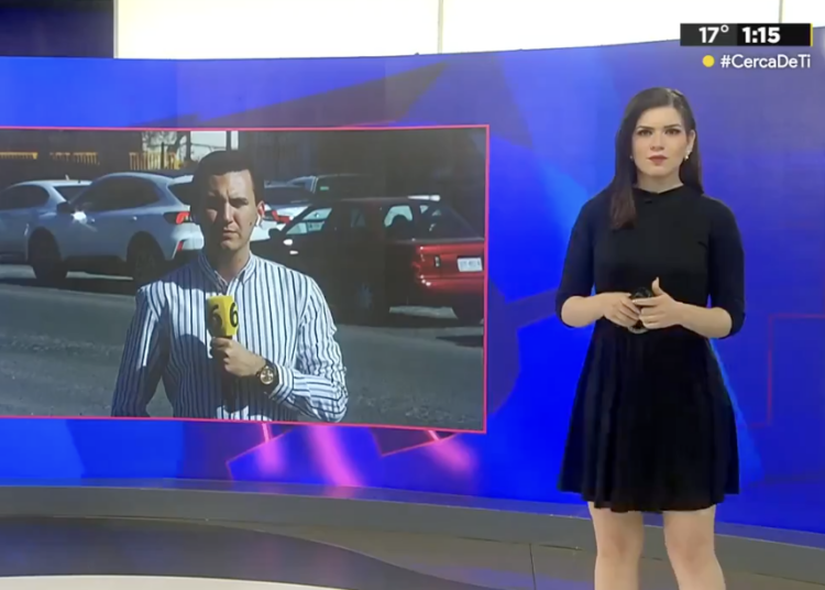 Conductora de noticiero se desmaya en plena transmisión en vivo